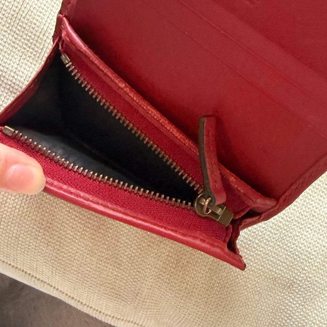 GUCCI 二つ折り財布 チェリー装飾