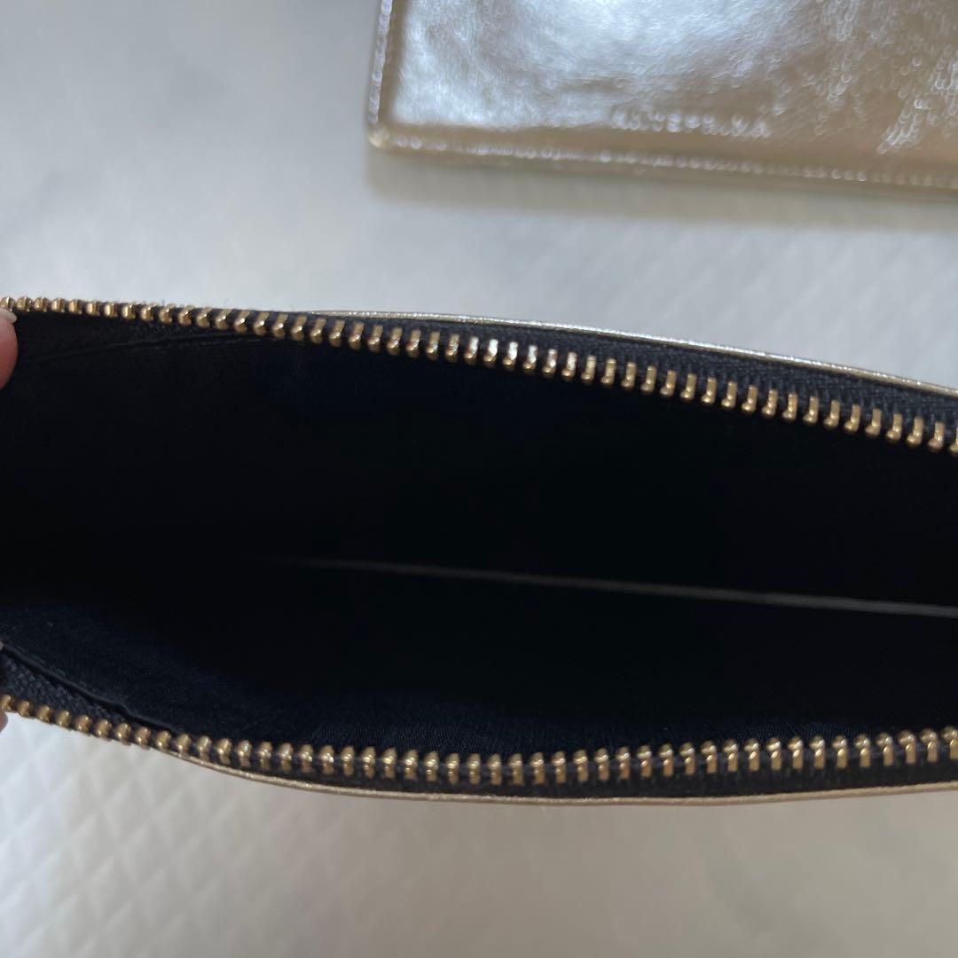 アンテプリマ パンダスペシャル/マルチウォレット/シャンパンゴールド