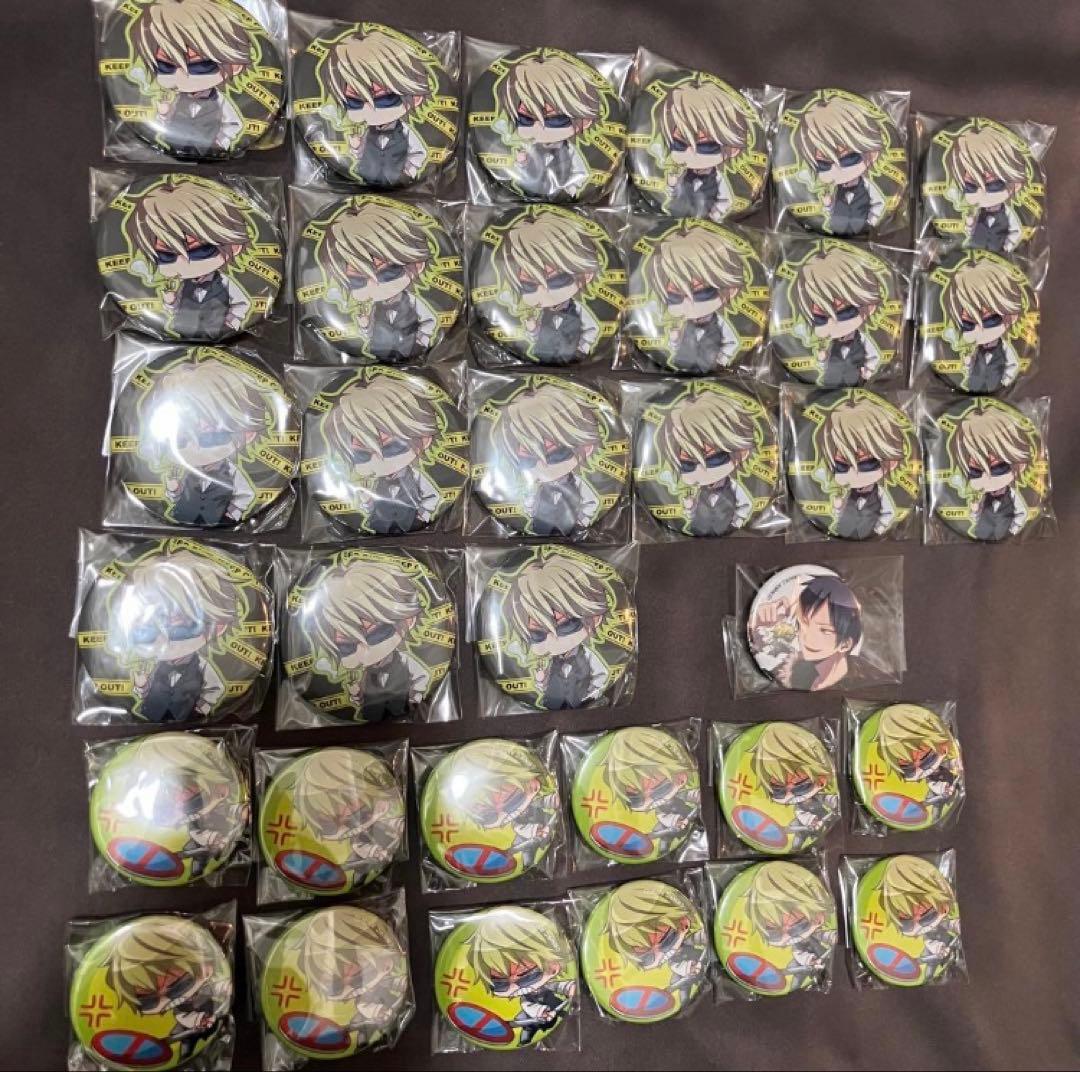 デュラララ みにでゅら 平和島静雄 缶バッジ 34個セット