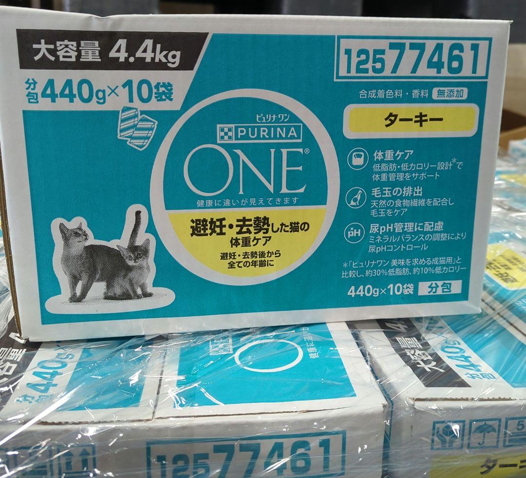 10箱ピュリナ ワン キャットフード ターキー4.4kg賞味期限：2026.02