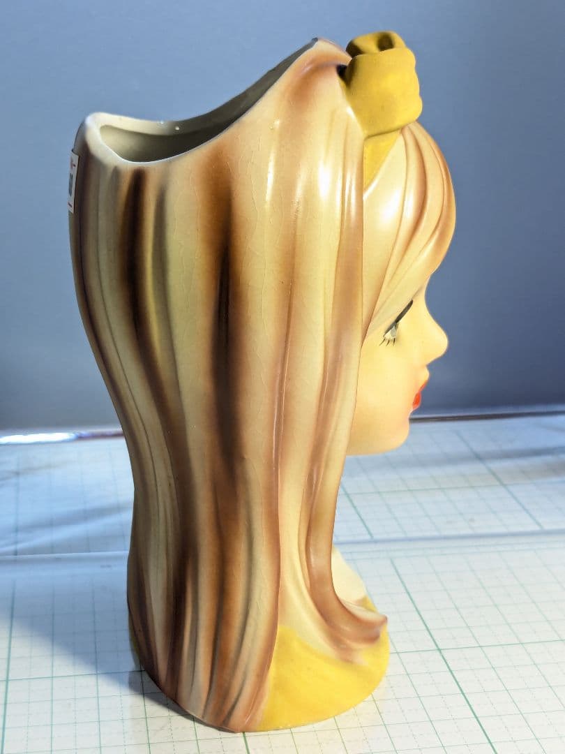 1950年　貴重品　アメリカ　アンティーク　花瓶　陶器　ヴィンテージ　レトロ