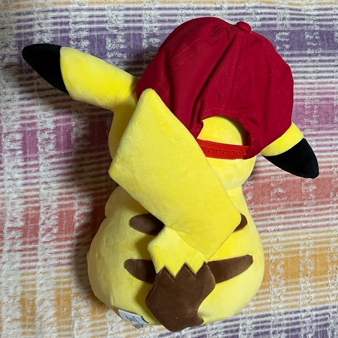 ぬいぐるみ　ピカチュウ　ぼうしをかぶったピカチュウ　2017年　サトシのぼうし