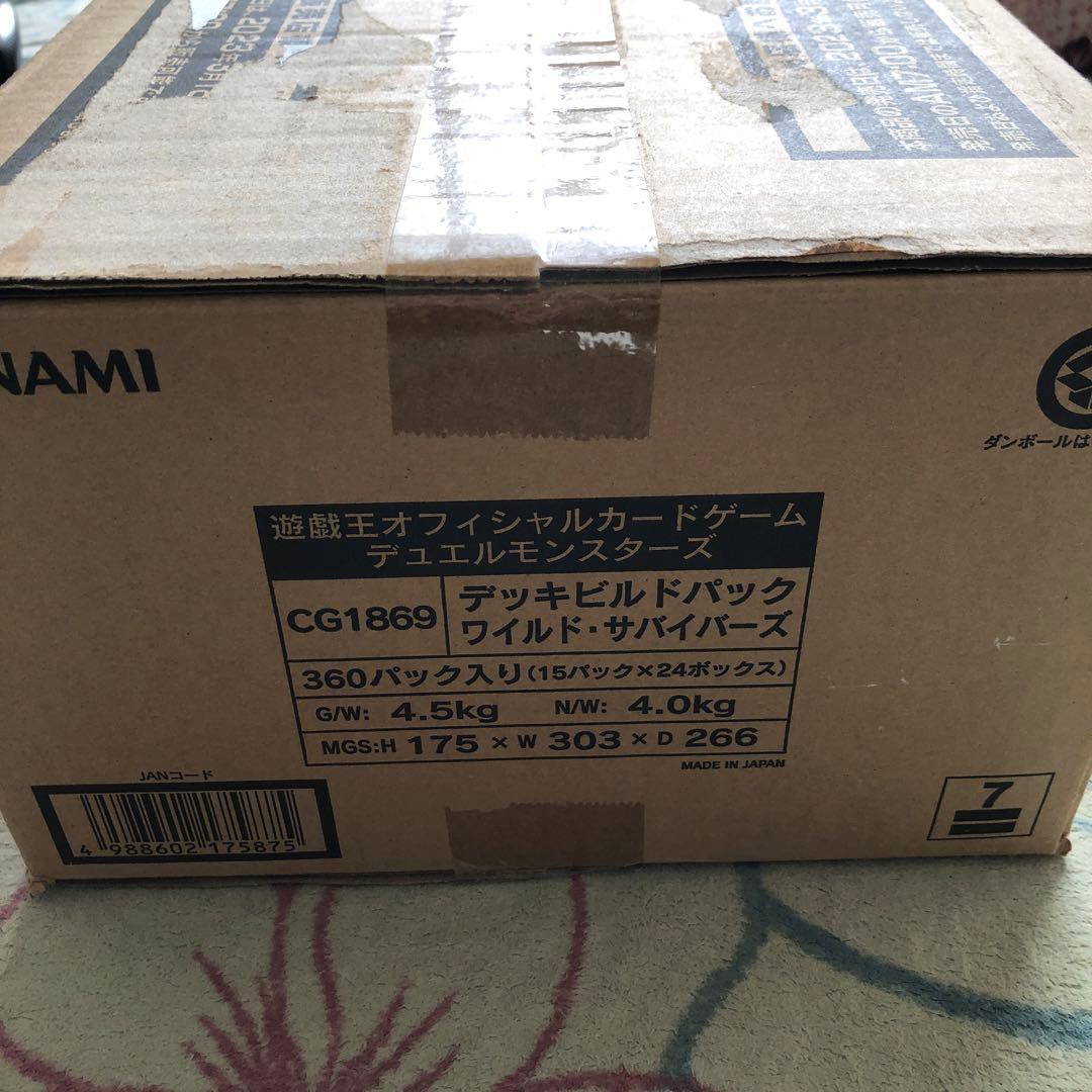 遊戯王　デッキビルドパック　ワイルドサバイバーズ　1カートン　24BOX未開封