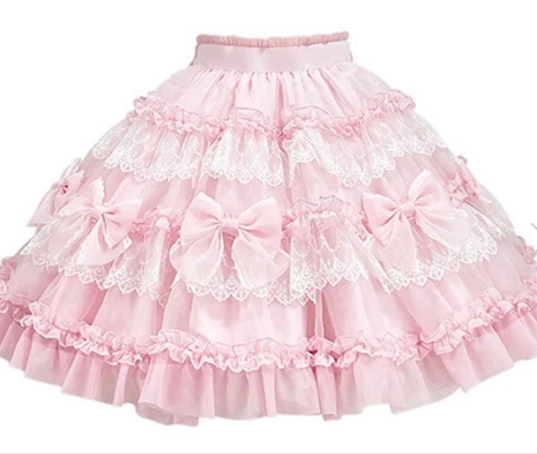 新作　Angelic pretty ふわふわRibbon Dollスカート