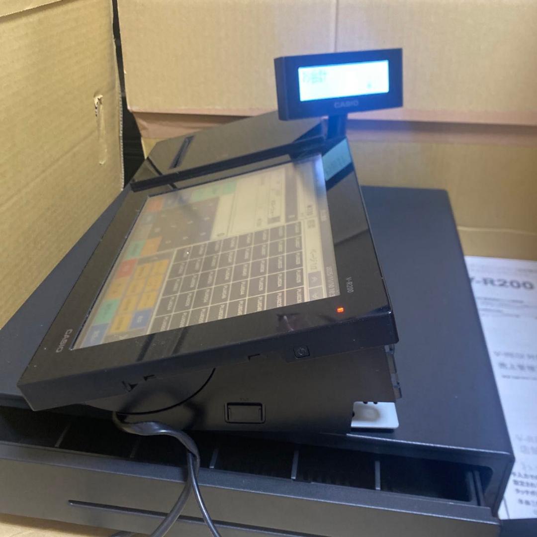 ■早い者勝ち CASIO レジスタ　Ｖ-Ｒ200　設定無料　商品説明熟読希望