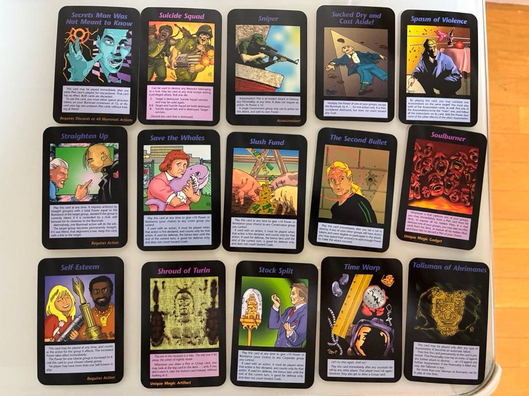 オリジナル版　限定品　イルミナティカード　60枚