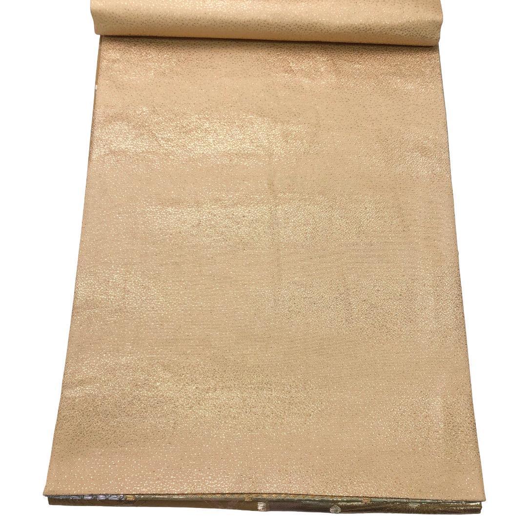 ☆ 袋帯 宝彩 24金箔 プラチナ箔 美しい花模様 金銀糸 O-5889