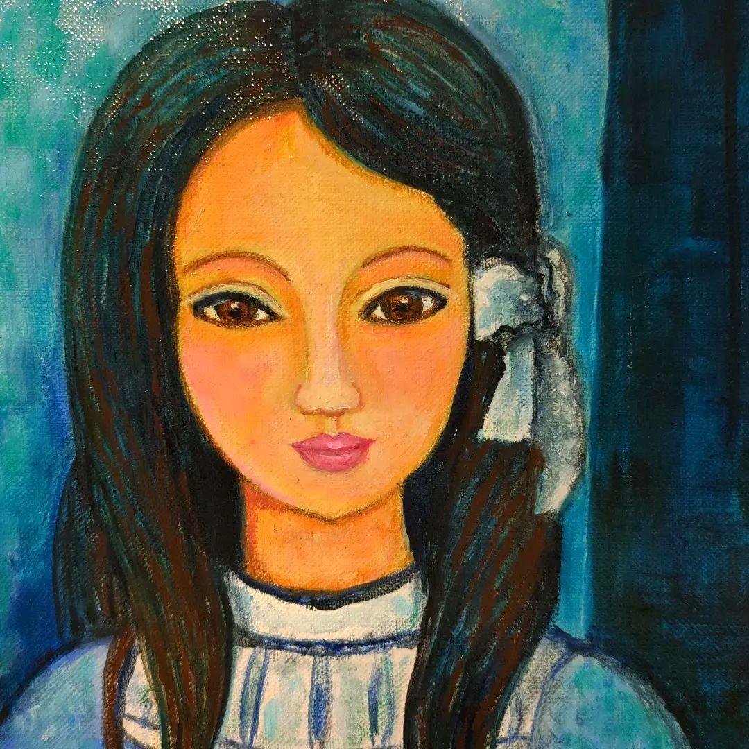 キャンバス油絵　専用　アリス　オマージュ　モディリアーニ