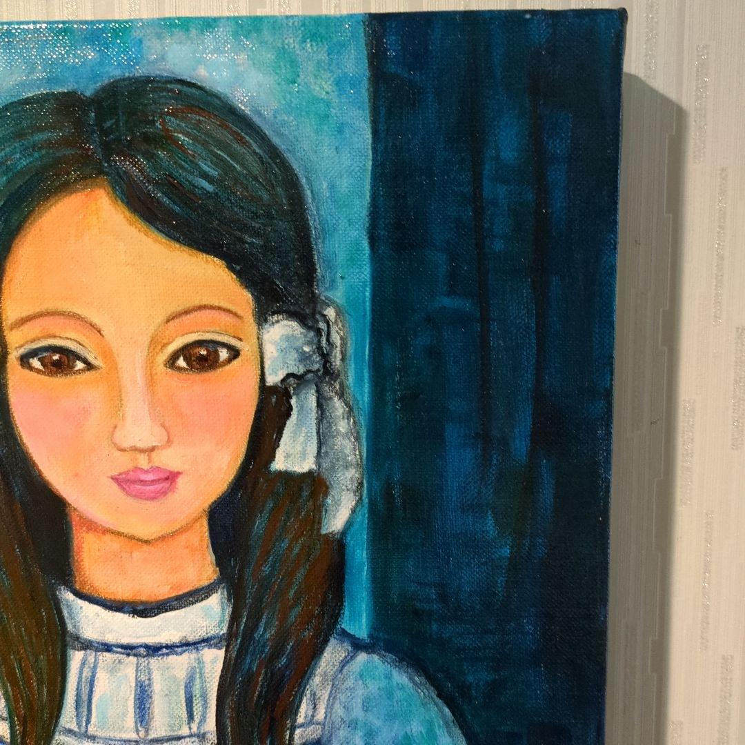 キャンバス油絵　専用　アリス　オマージュ　モディリアーニ