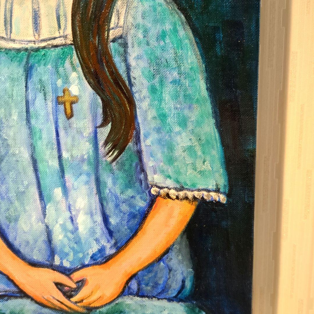 キャンバス油絵　専用　アリス　オマージュ　モディリアーニ