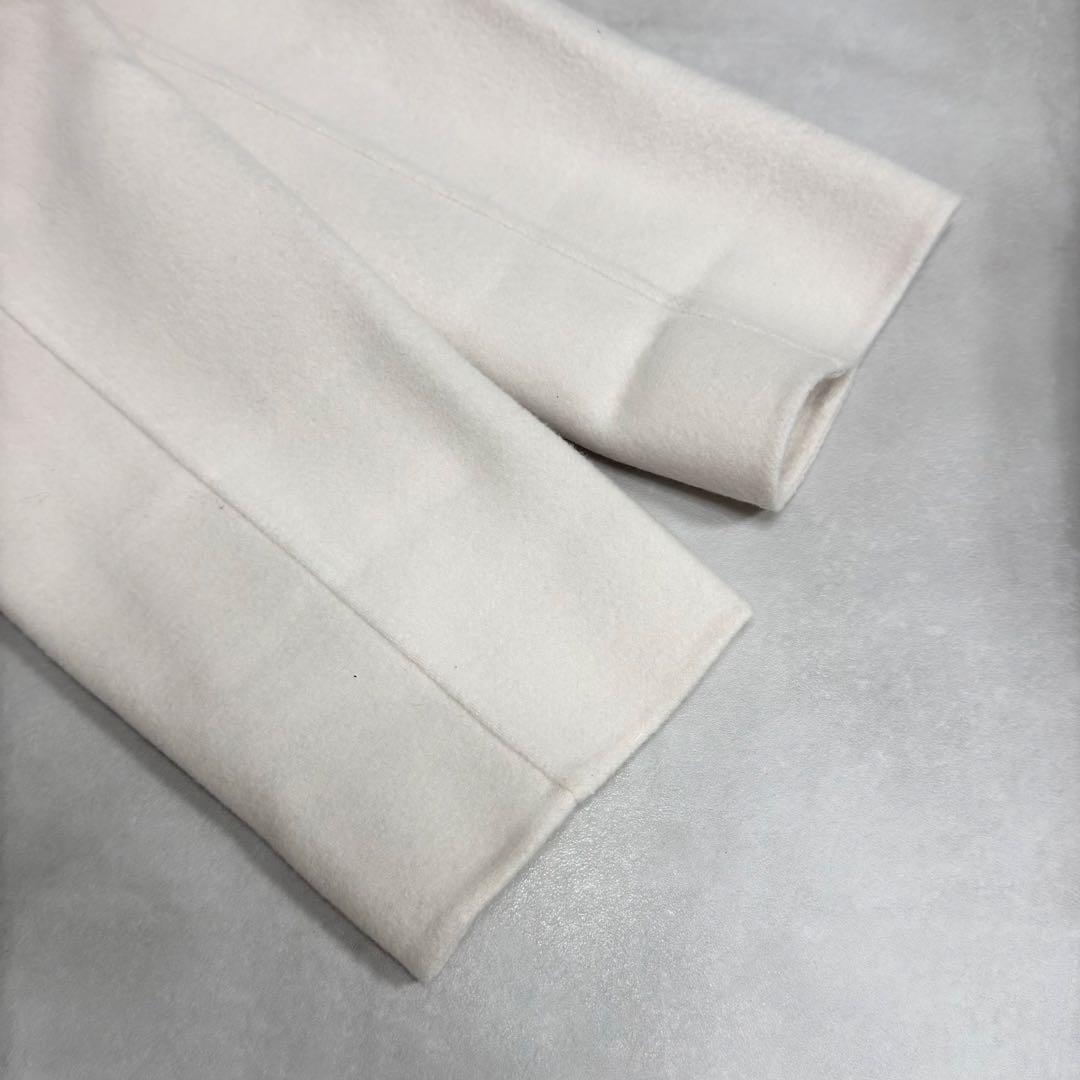 Yuzuさん専用　23区✨22AW　ウールリバー ロングコート　38　ベージュ系
