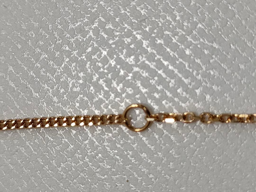 アンクレット K18 2.3g 18金 ゴールド リング チェーン 検査済み