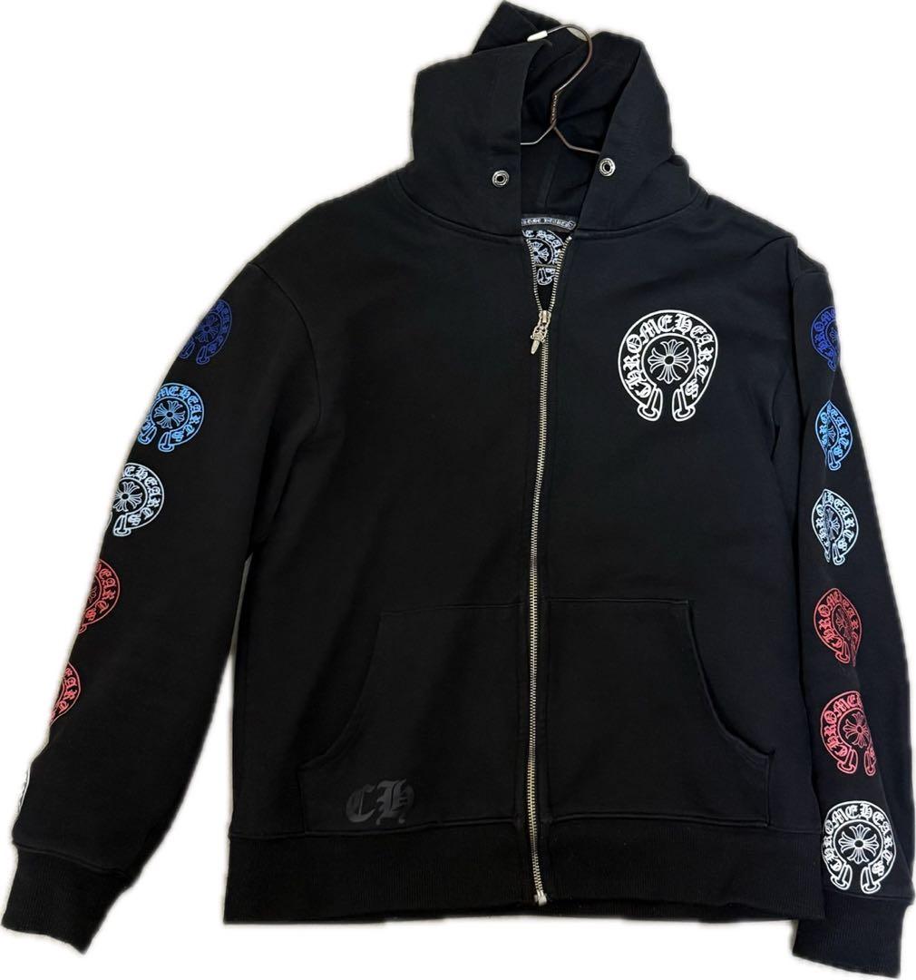 クロムハーツマルチカラージップパーカー M