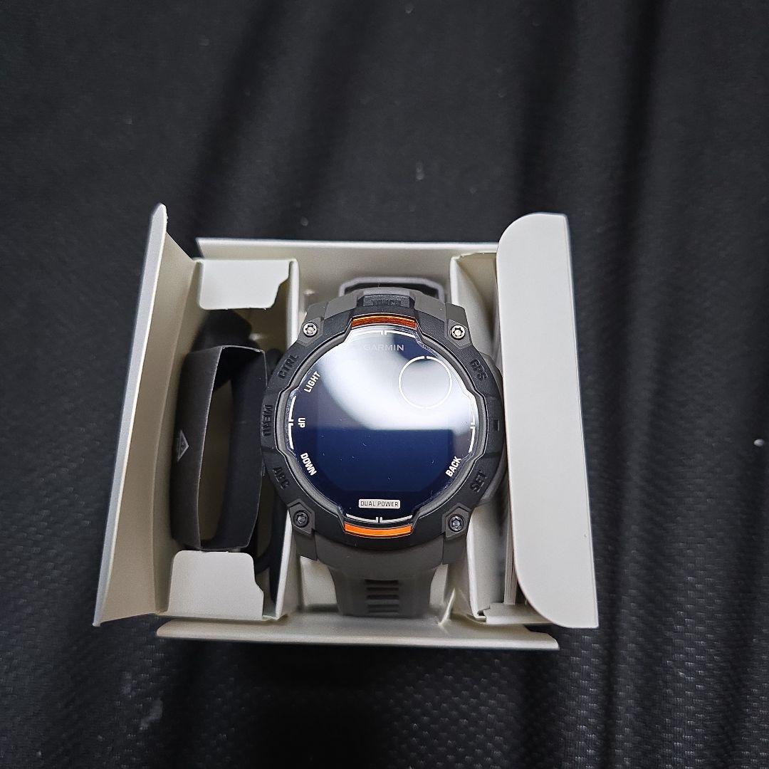 GARMIN Instinct 3 ブラックラバーベルト