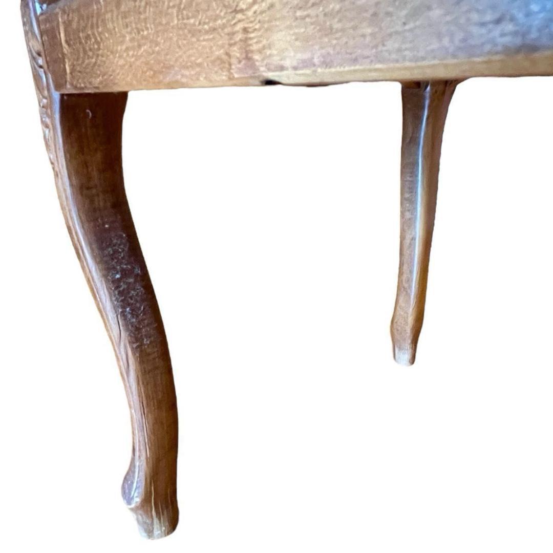 【アンティーク/希少】イタリア製 テレフォンベンチ ロココ調 猫脚 大理石