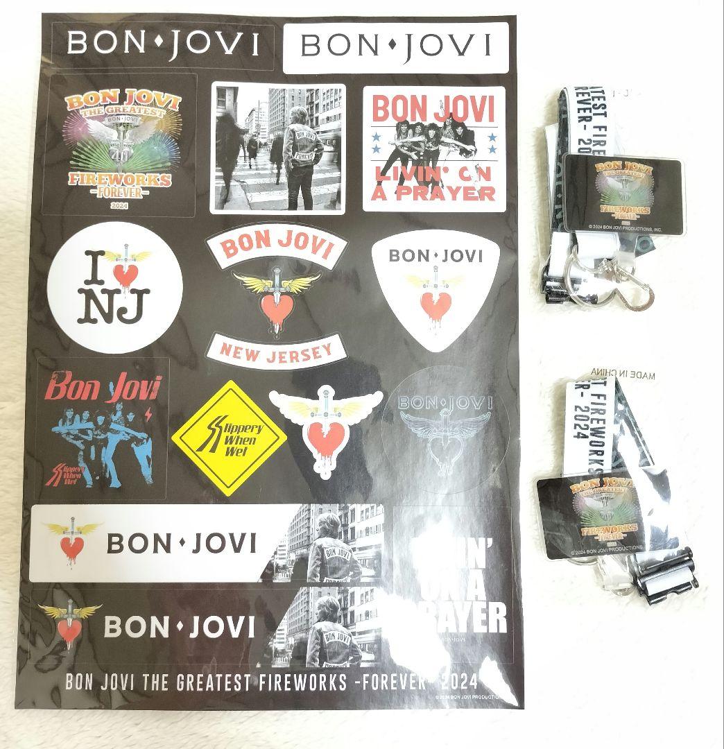 ボンジョビ　BONJOVI　Tシャツ　スポーツタオル　ネックストラップ　バッグ