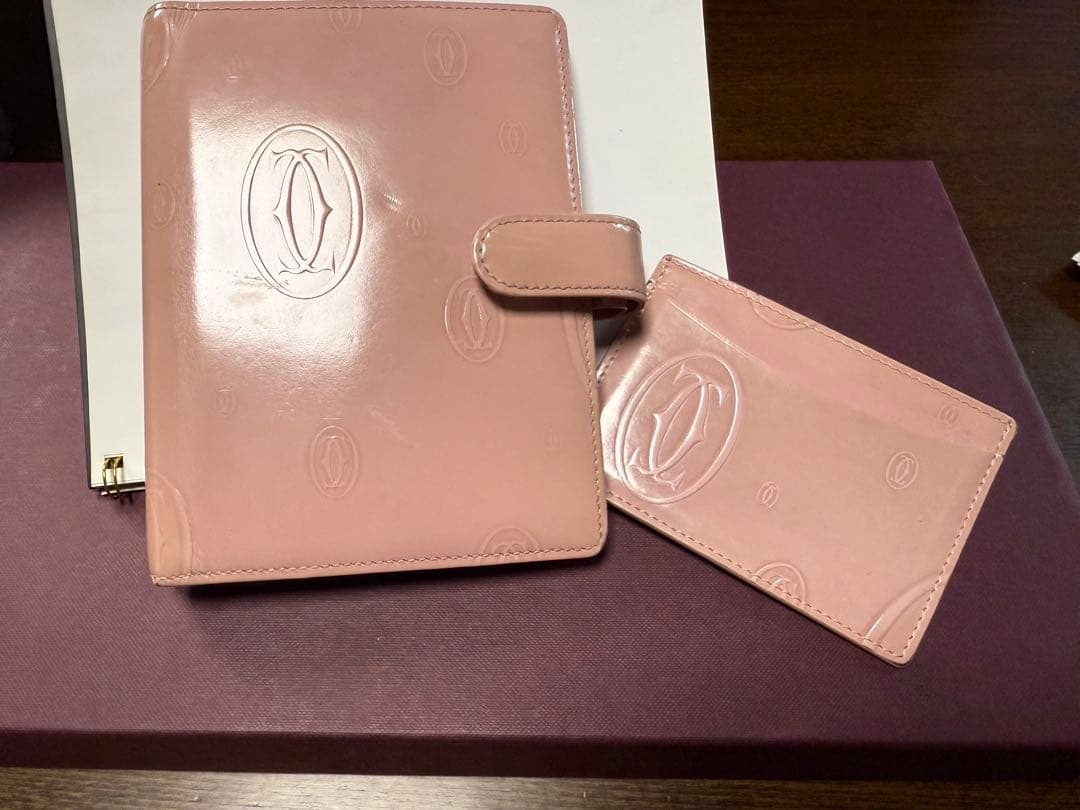 カルティエ　手帳　カードケース　ボールペン　３点セット