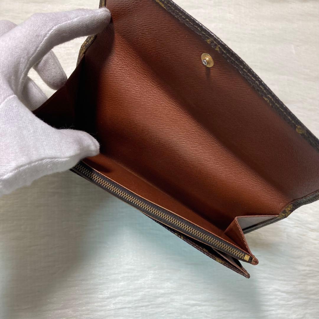 LOUIS VUITTON 長財布 モノグラム ポシェット ポルトモネ クレディ