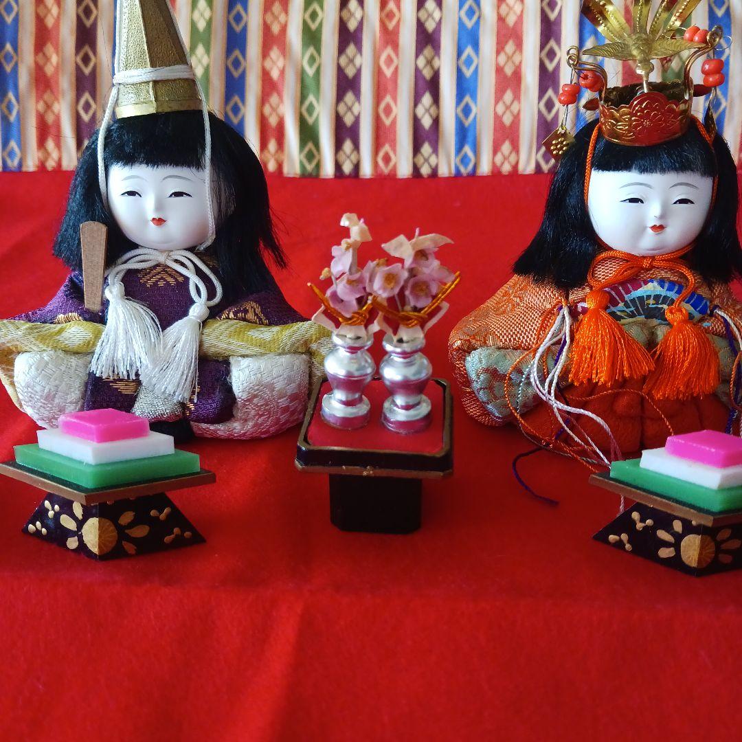 雛人形　吉徳大光作　ひな飾り　木目込十五人飾り　コンパクトサイズ雛人形