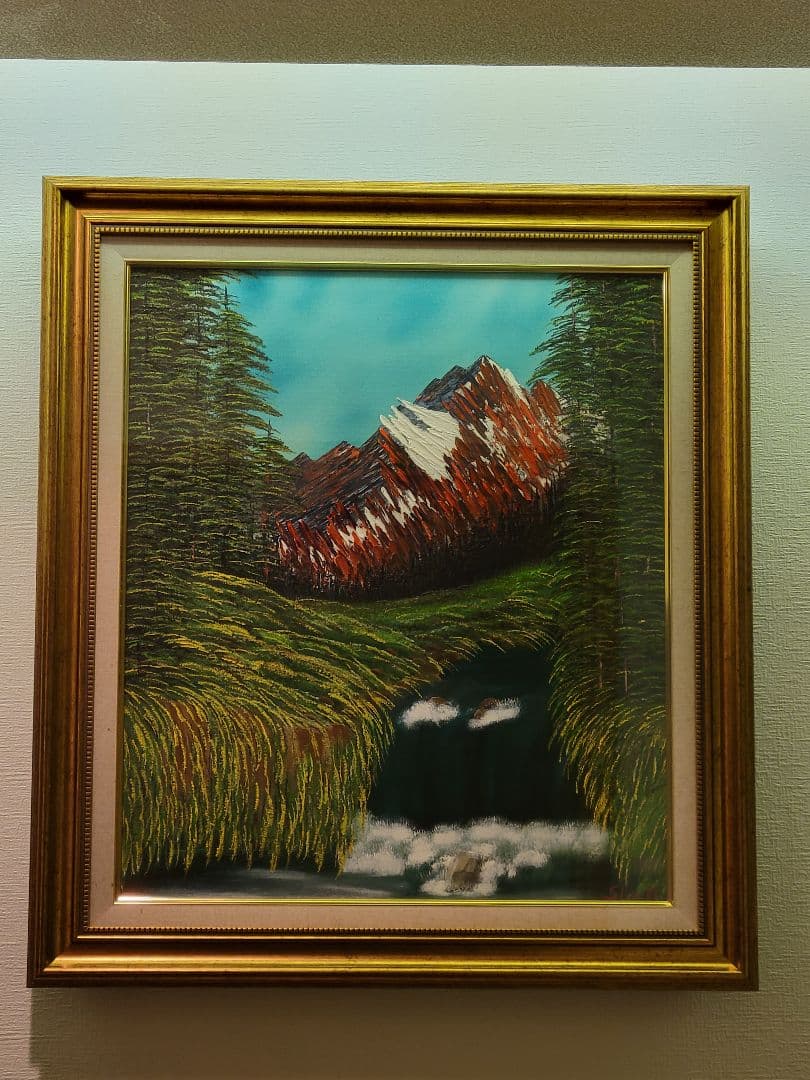 絵画 Spectacular Waterfall