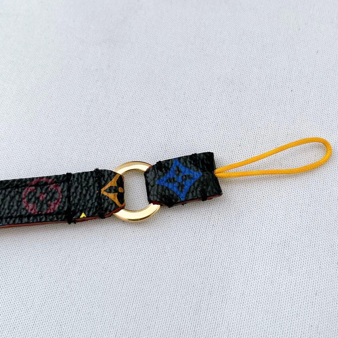 【我苑】ルイヴィトン モノグラム マルチカラー ドラゴンヌ 携帯ストラップ