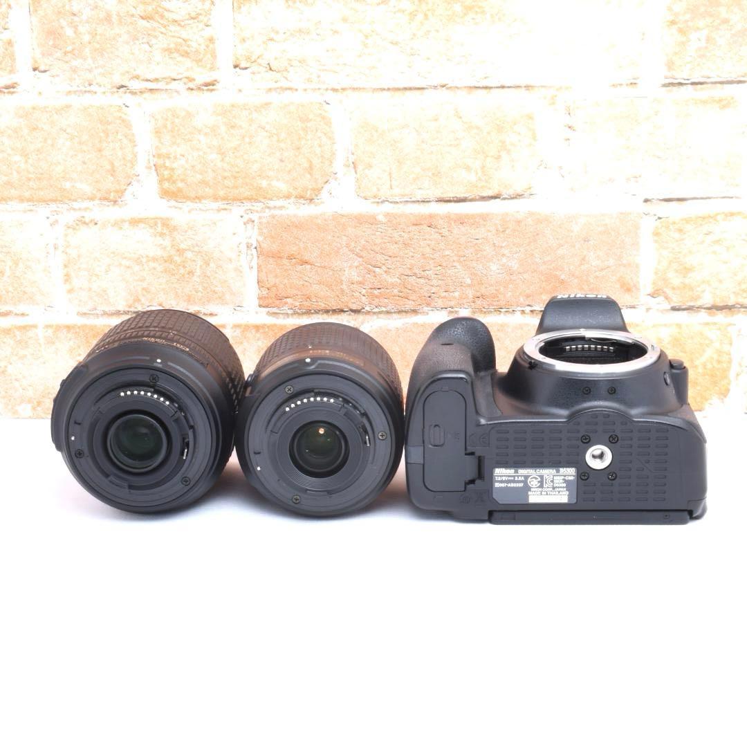 初心者おすすめ✨Nikon D5300✨Wi-Fi搭載✨望遠レンズセット