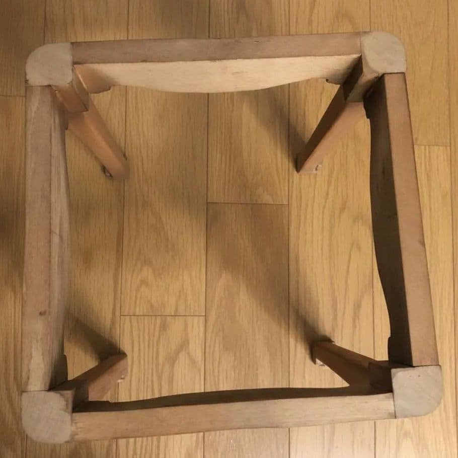 【訳あり】アンティーク 大理石調 猫脚コンソールテーブル サイドテーブル