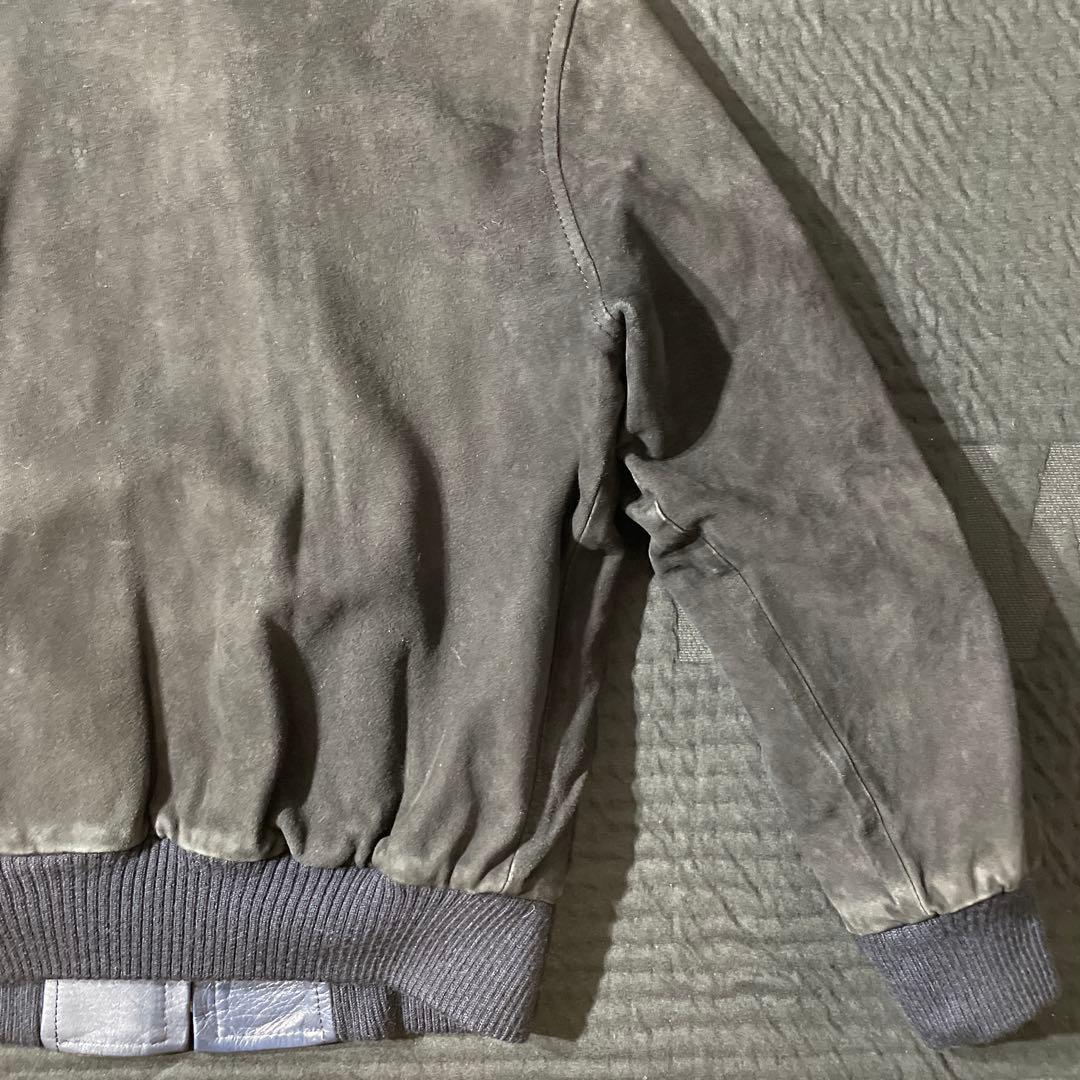 高級希少　McGREGOR sheep suede bomber jacket