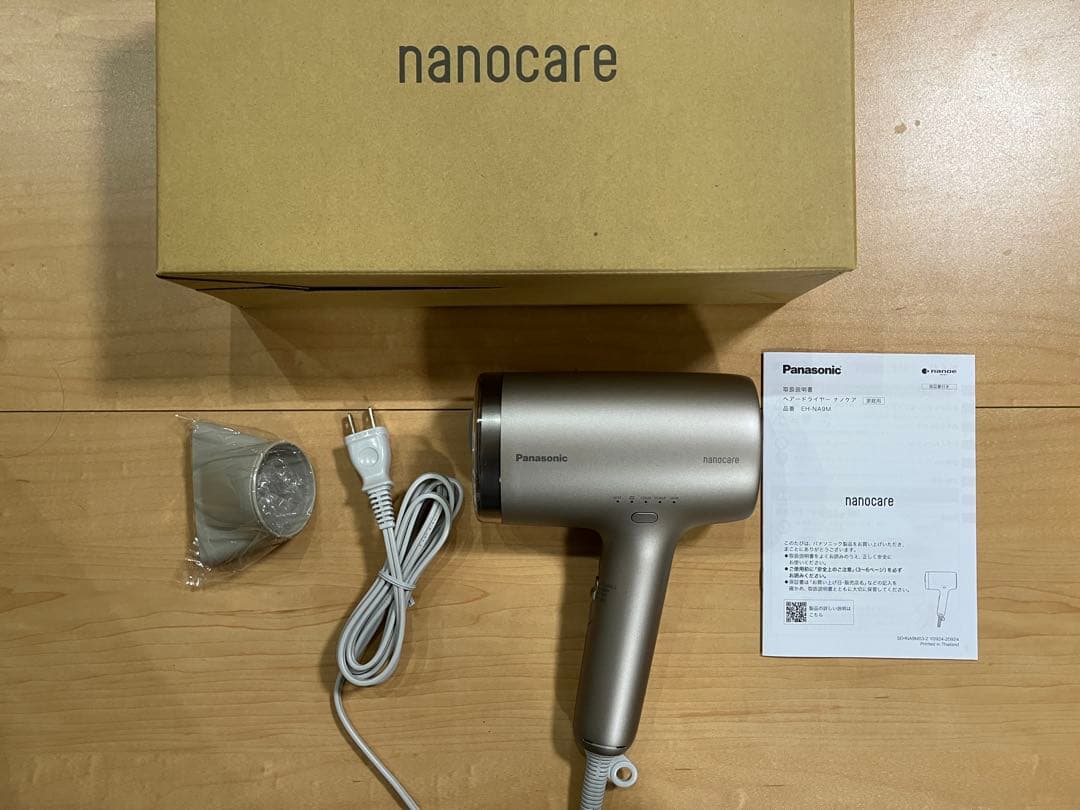 【最新モデル／ダメージケア】パナソニック ナノケア EH-NA9M｜ほぼ未使用