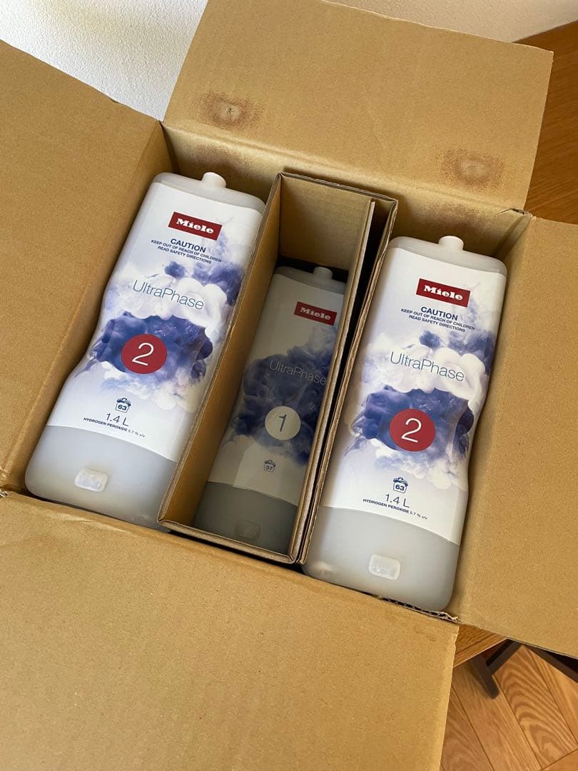 Miele UltraPhase 1 & 2 1.4L 5本セット