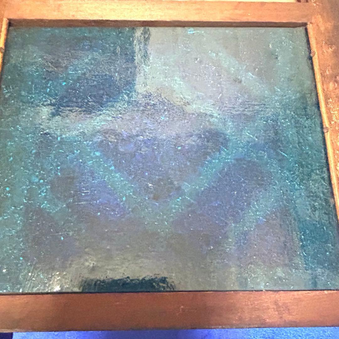 【匿名配送】Aichi 振り子時計　ゼンマイ式　手巻き鍵付　アンティーク　木製