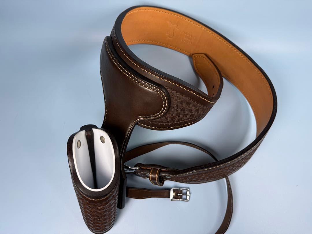 コルト山田製SAAファストドロー専用リグ（ダークブラウン）