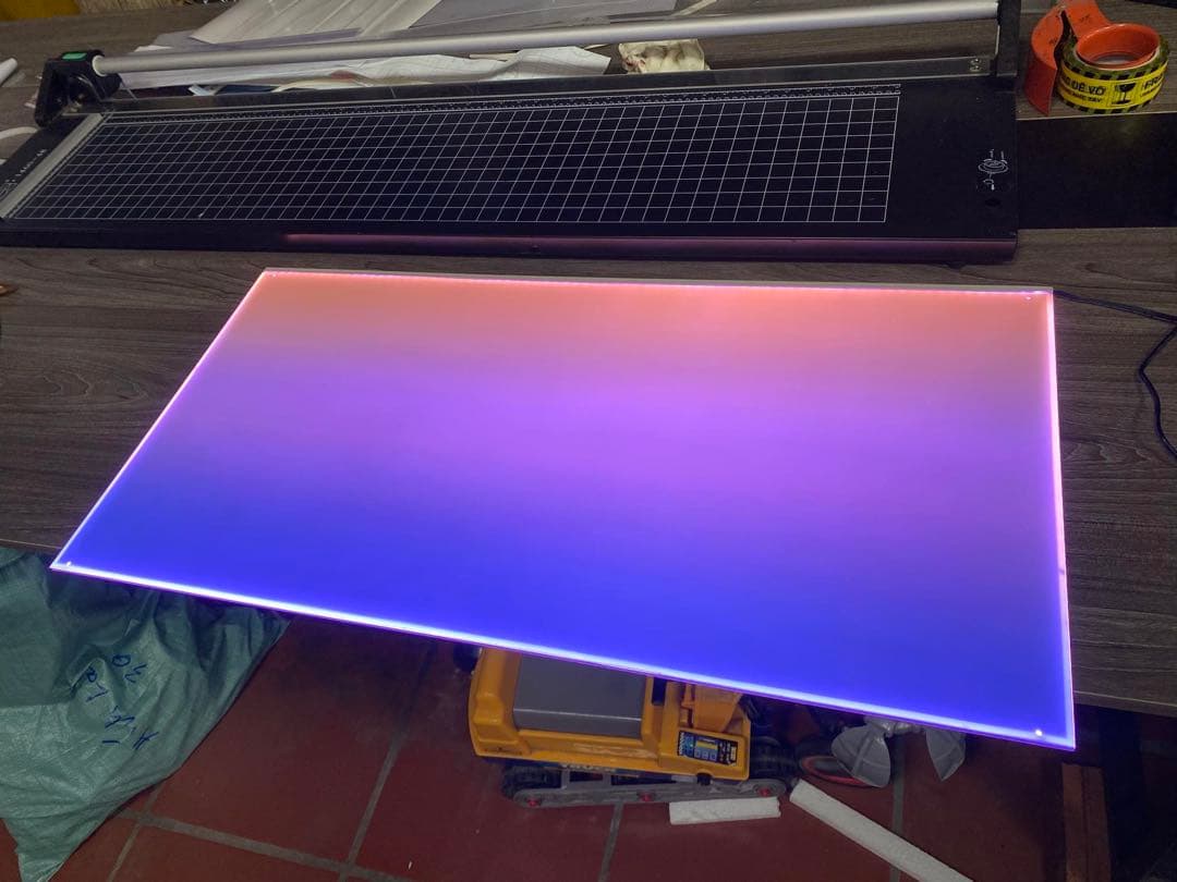 新品未使用　ライトスクリーン　アクアリウム　LED RGB 60cm×36cm