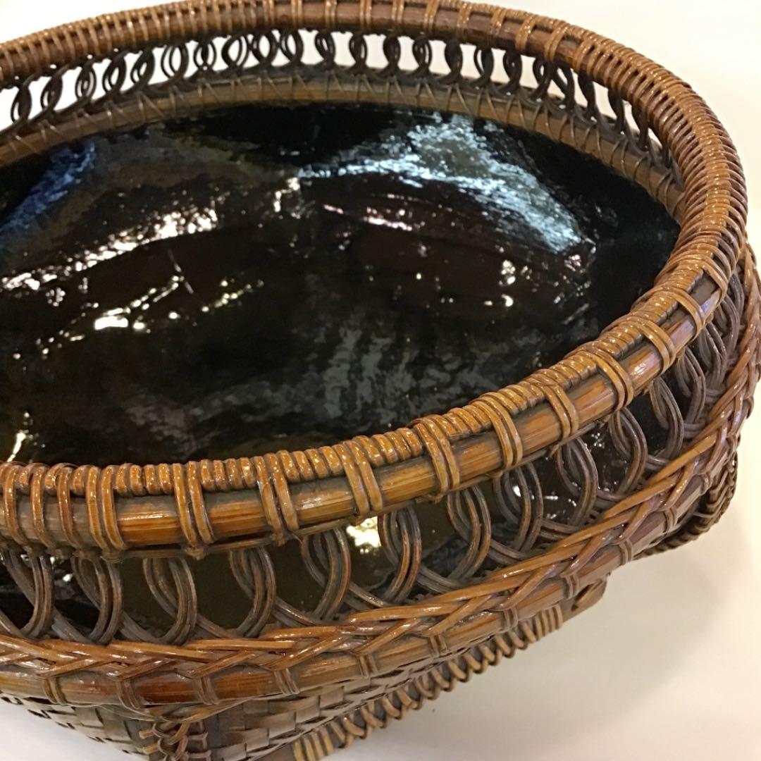 【茶道具】炭斗 唐物写