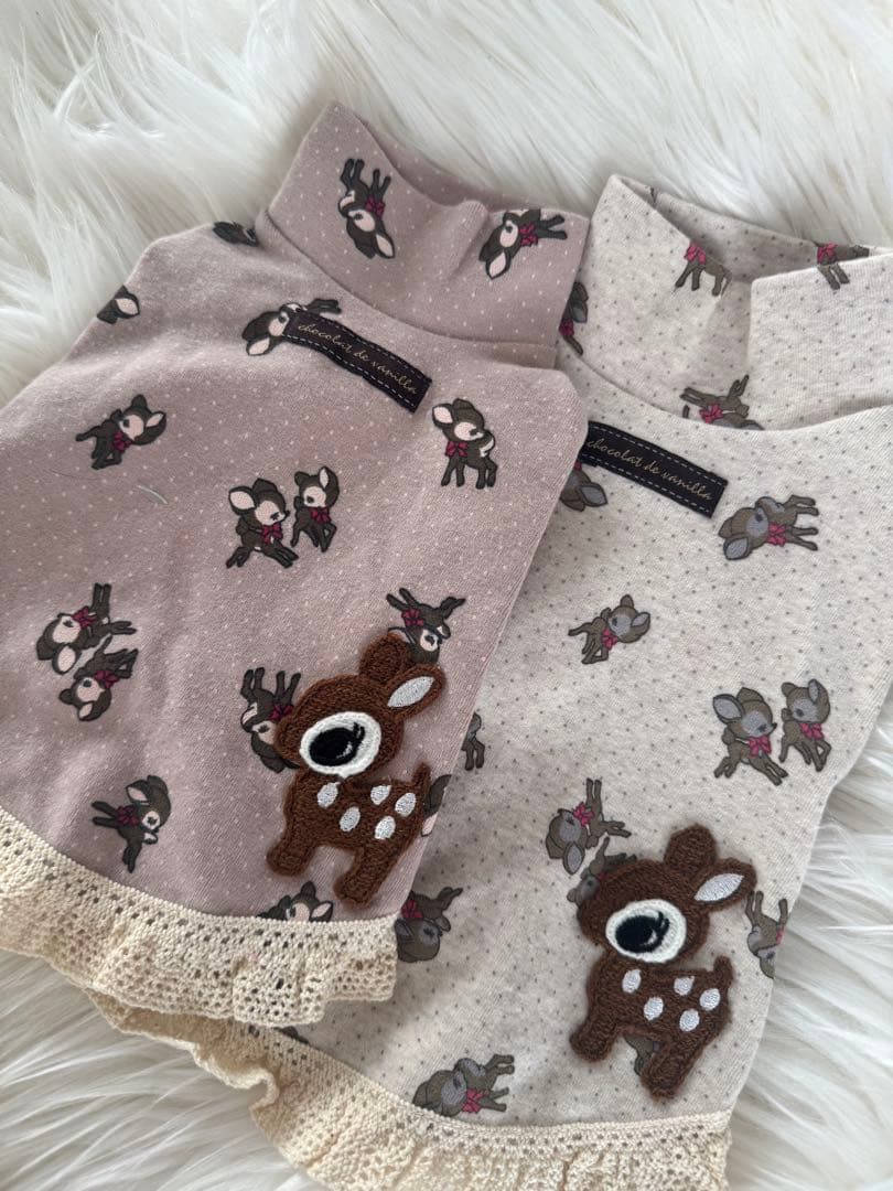 アトリエgg バンビワンピース2枚セット