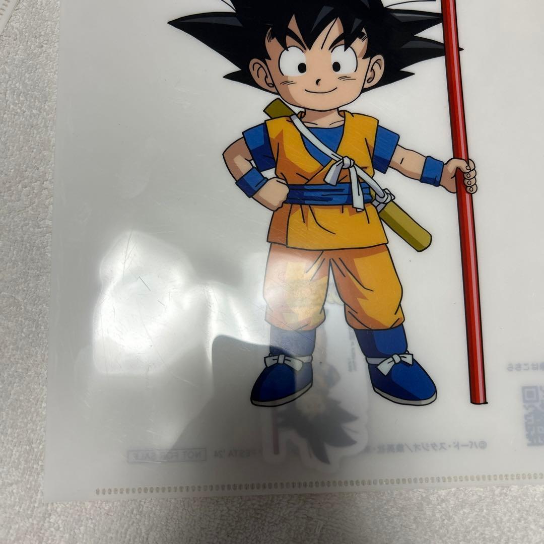ドラゴンボールDAIMA クリアファイル 悟空 ステッカー 5セット