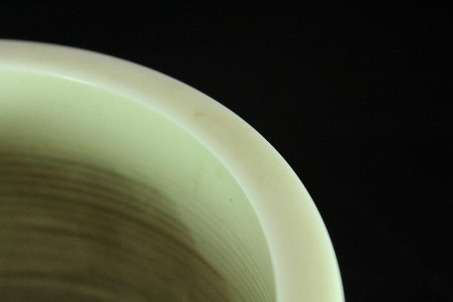 中国美術 白磁 香炉 φ15cm 茶道具 香具(K-RC960)