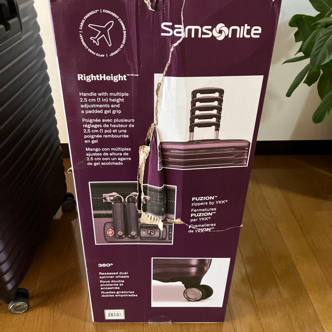Samsonite 軽量キャリーケース ダークパープル　スーツケース