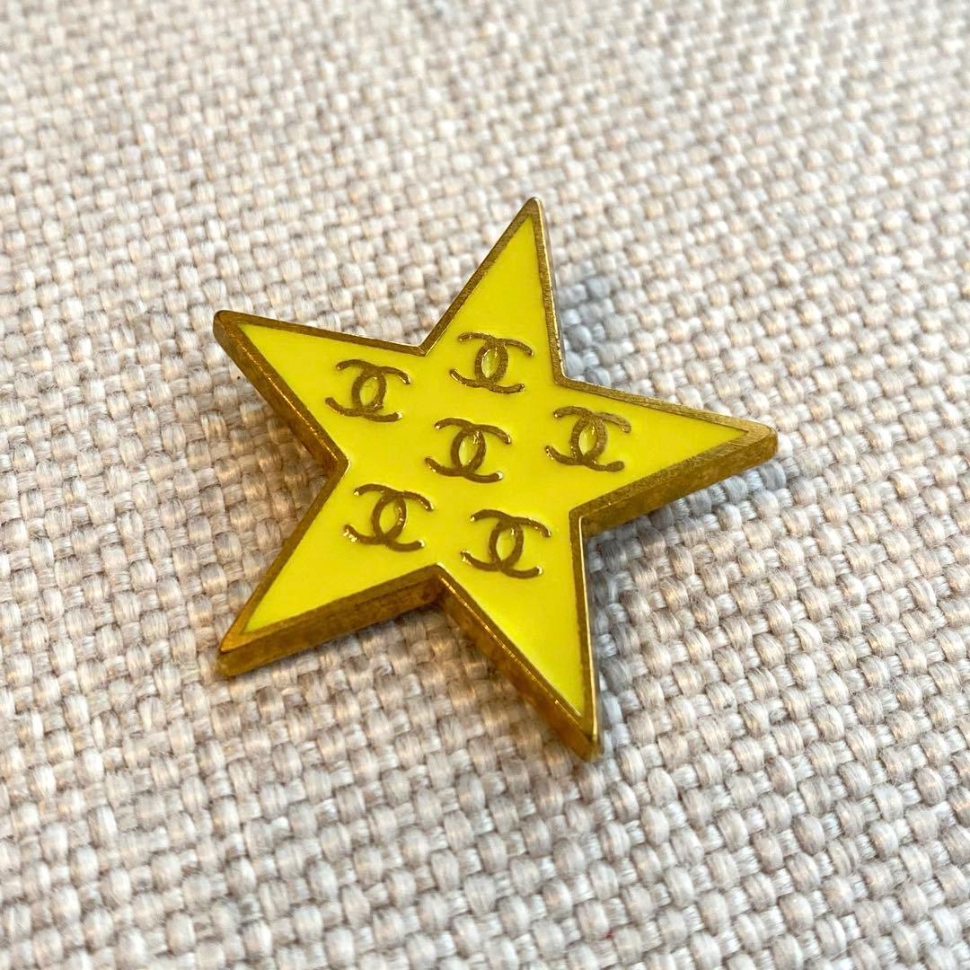 CHANEL ブローチ　星　シャネル　ココマーク　ピンバッジ