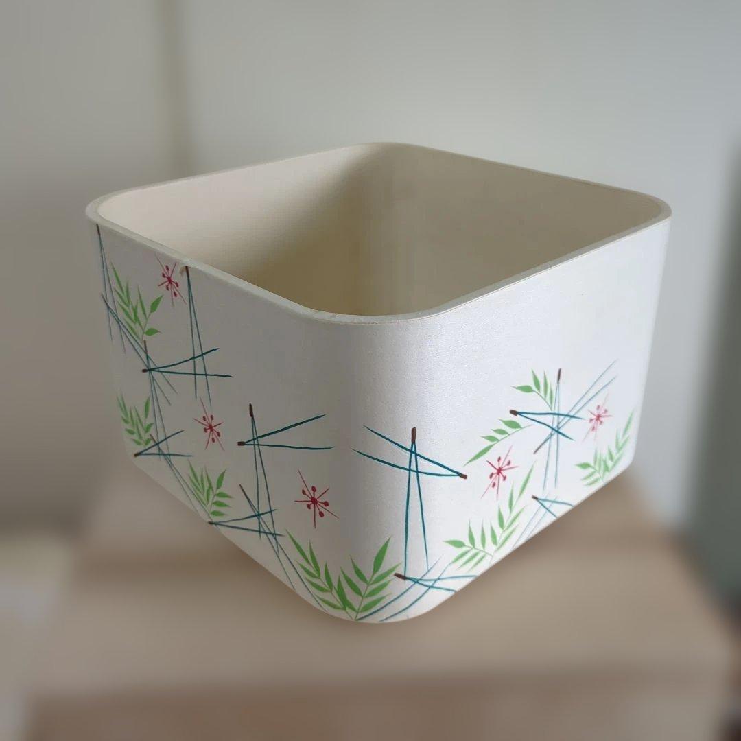 猗々斎好 蓬莱 茶箱　茶道具　木製　木箱　お点前　松葉　美品