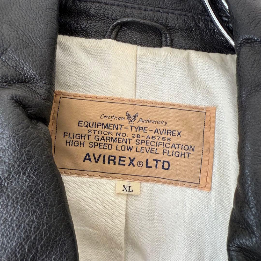 中古　アヴィレックス　サンダーベイ　レザージャケット