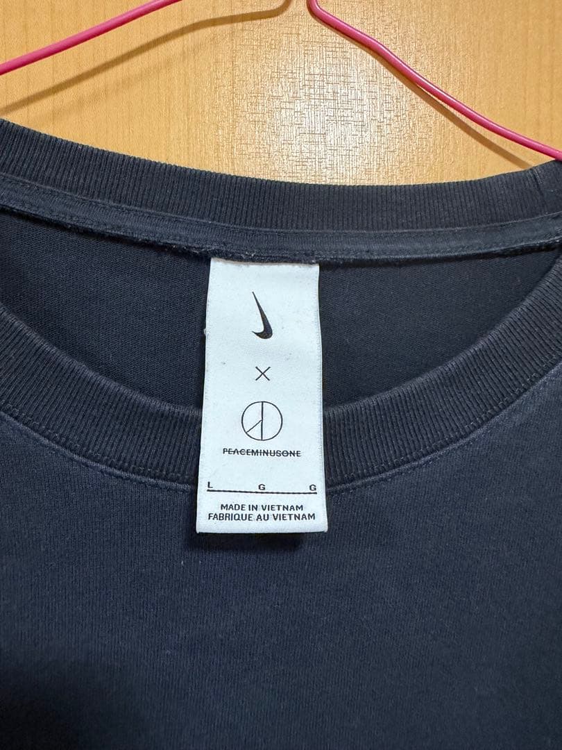 NIKE PEACEMINUSONE ブラック　長袖　ロンT