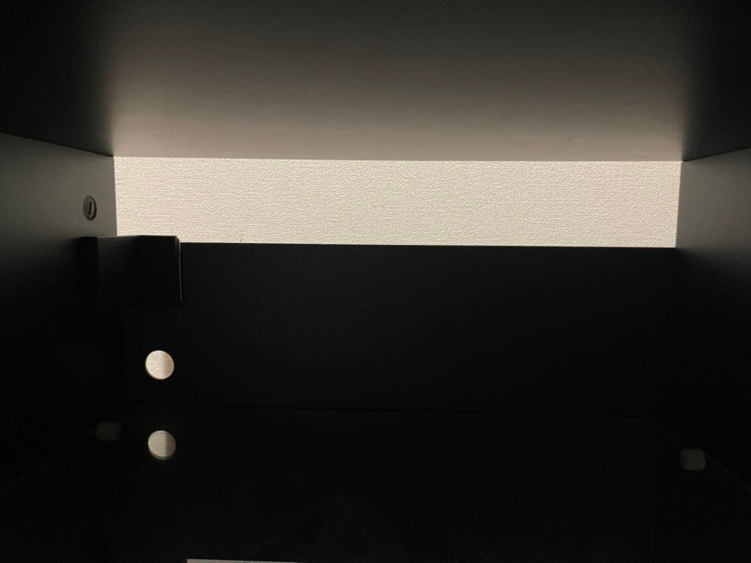 IKEA ブリムネス　黒いガラス扉付きキャビネット　値下げしました