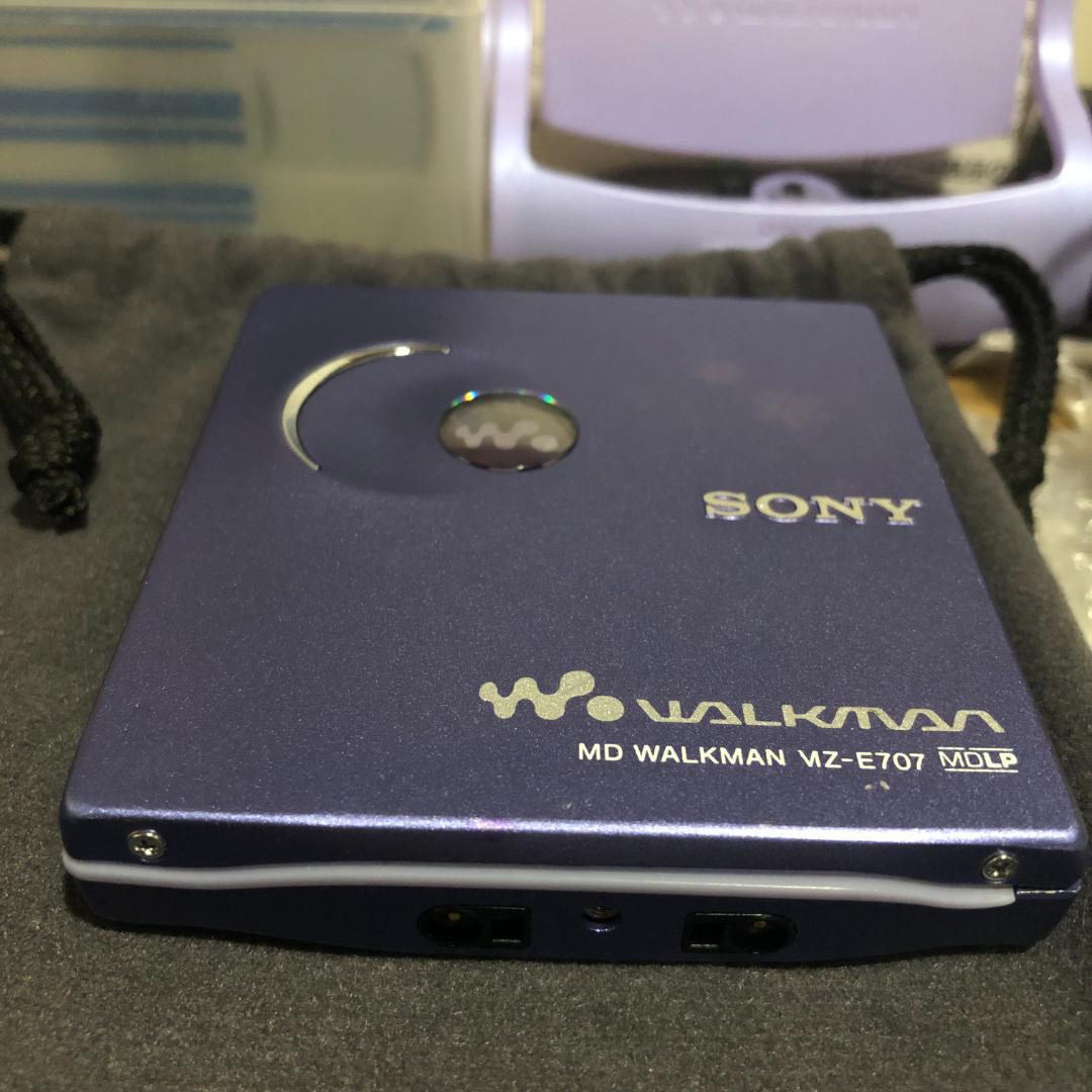 SONY MZ-E707 ポータブルMDプレーヤー MDLP対応 動作確認済