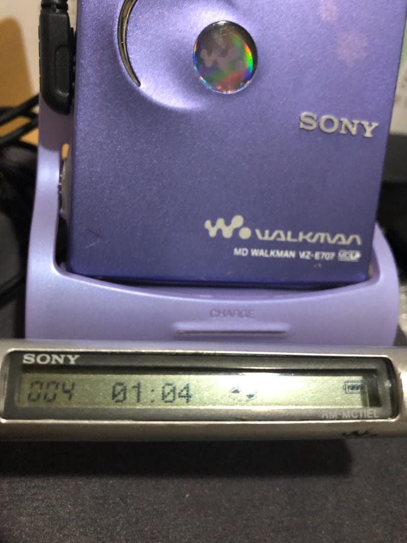 SONY MZ-E707 ポータブルMDプレーヤー MDLP対応 動作確認済