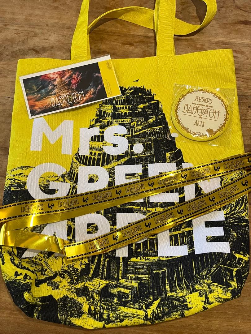 ミセス バベルの塔 Ringo Jamシート 特典 トートバッグ 缶バッジ　銀テ