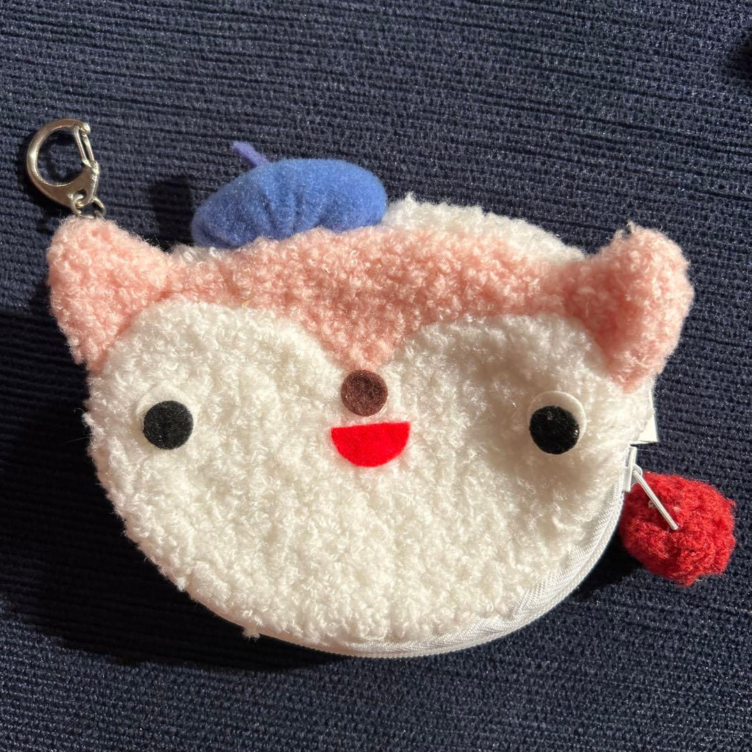 レトロ　モコモコ　Tiny Studio ベア　クマ　くまさん　ポーチ