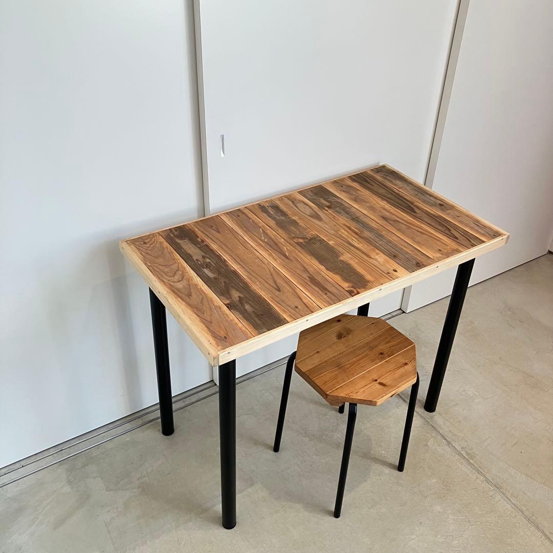 一点もの！杉古材のテーブル【ハンドメイド家具】