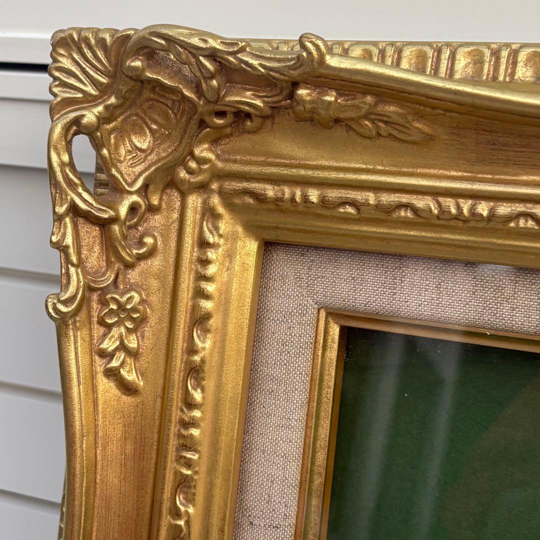 アンティーク調　額装　額