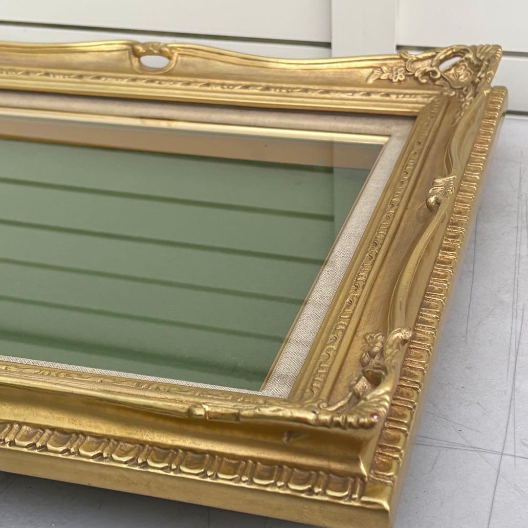 アンティーク調　額装　額